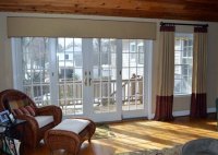 Cornice Board Over Sliding Glass Door