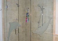 Floating Glass Shower Door