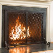 Best Fireplace Screen With Glass Doors