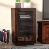 Darby Home Co Traditional Audio Cabinet With Glass Doors