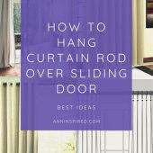 How To Hang Curtain Sliding Glass Door