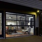 Insulated Glass Panel Garage Doors