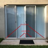 Sliding Glass Door Has Gap
