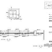 Tempered Glass Door Detail Drawing