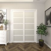 Twilight Glass Sliding Closet Doors With Installation Hardware Kit
