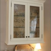 Wall Cupboard With Glass Doors
