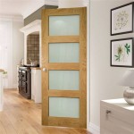 4 Panel Frosted Glass Internal Door