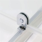 Aluminium Pivot Hinge For 6mm Glass Shower Door