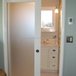 Bathroom Frosted Glass Pocket Doors