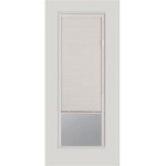 Door Glass Insert With Blinds Between