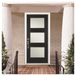 Exterior Door With 3 Glass Panels