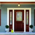 Fiberglass Entry Door With Sidelights And Transom
