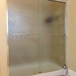 Frosted Textured Glass Shower Doors