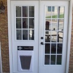 Glass French Doors With Dog Door Built In