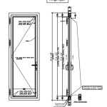 Glass Swing Door Section Detail