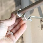 How To Install Curtain Rod On Fiberglass Door
