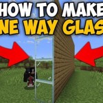 How To Make One Way Glass In Vanilla Minecraft