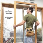 How To Remove A Sliding Glass Door And Frame