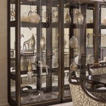 Modern Display Cabinet With Glass Doors