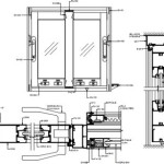 Sliding Glass Door Detail Drawing
