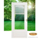Storm Door With Blinds Between The Glass