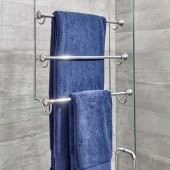 Bathroom Towel Rack For Glass Shower Door