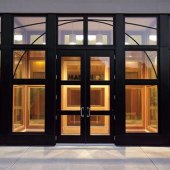 Commercial Aluminum Glass Entry Double Doors