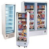 Commercial Upright Freezer With Glass Door