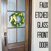 Cover Glass Front Door