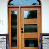 Door Wood Glass