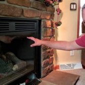 Gas Fireplace Glass Door Cleaning