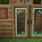Glass Door Minecraft Texture Pack