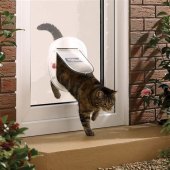 Glass Patio Door With Cat Flap