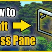 How To Make A Glass Pane Door In Minecraft