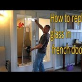 How To Replace A Pane Of Glass In French Door
