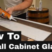 Installing Glass In Wood Cabinet Doors