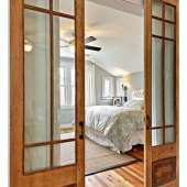 Interior Glass Sliding Door Wood