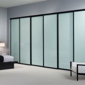 Opaque Glass Sliding Wardrobe Doors