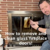 Removing Glass Fireplace Doors For Cleaning
