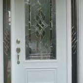 White Front Door With Glass Ideas